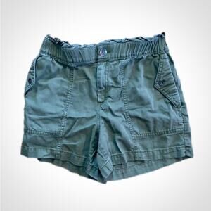 Old Navy Olive Green Soft Utility Alpine Tundra Paper Bag Shorts Womens XSmall